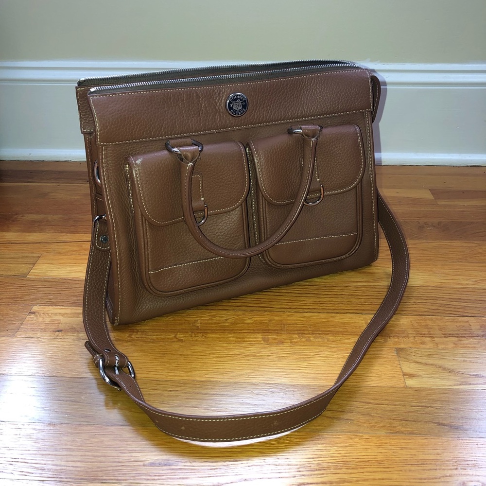 Dooney and Bourke Camel Tan Leather Satchel